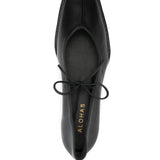 Ballerine Sway con punta quadra in nero 
