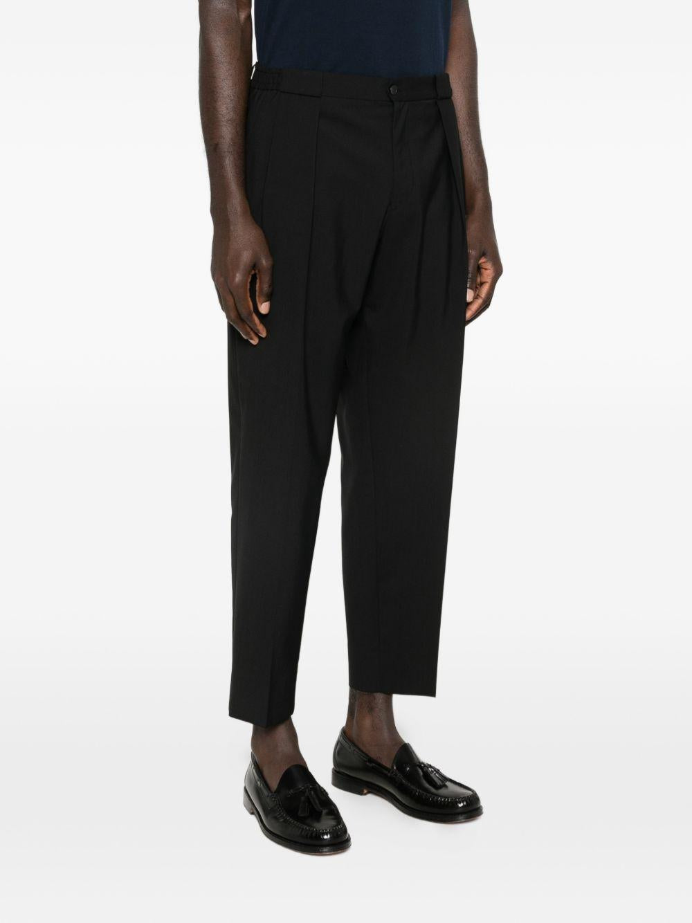 Pantaloni plissé in nero Briglia 1949 - uomo 
