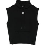 Felpa con cappuccio mini logo in nero 44 label group - uomo 
