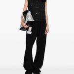 Gilet con frange Ryder Buton in nero Haikure - donna 