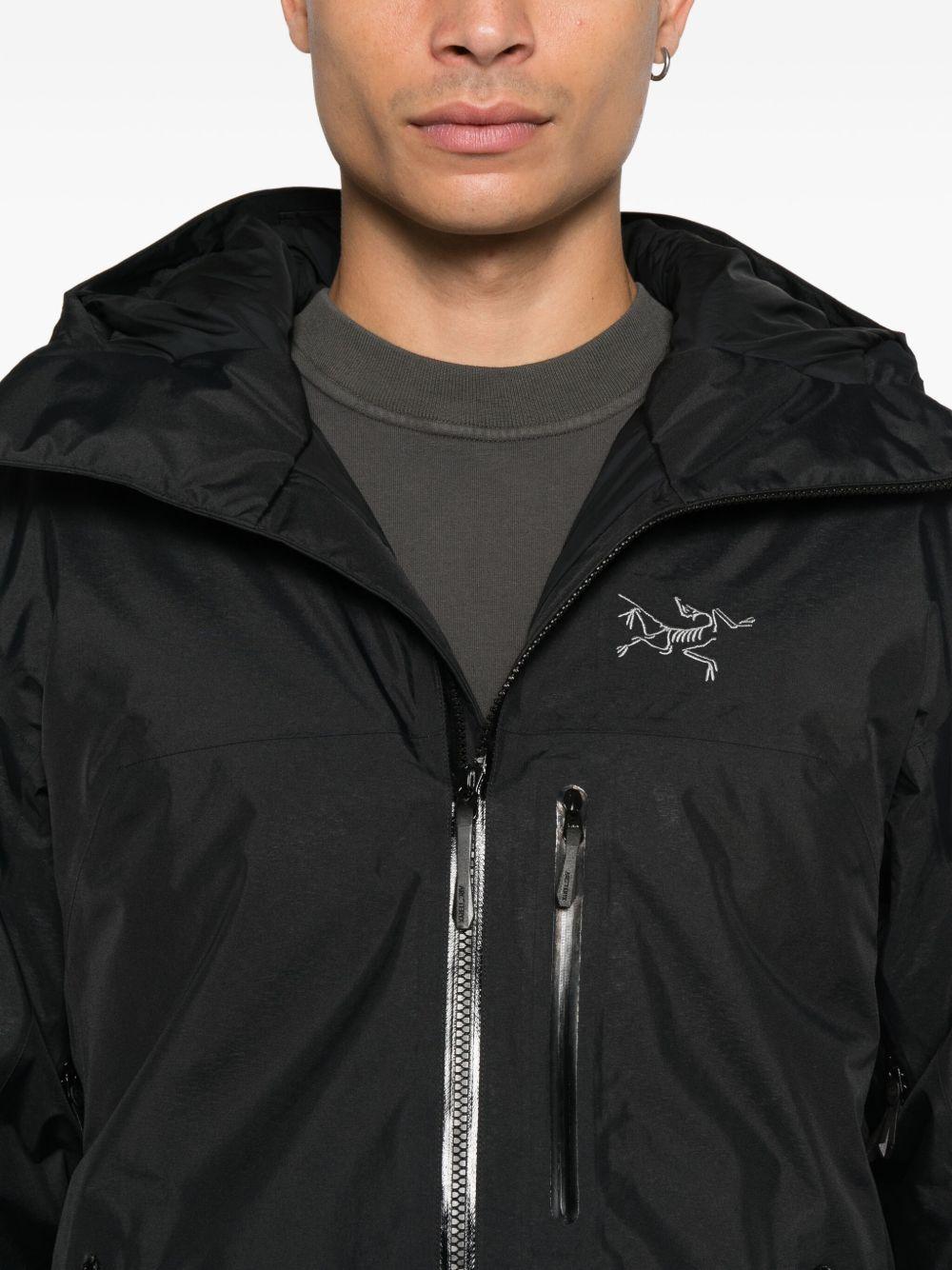 Giacca con cappuccio beta insulated in nero Arc'teryx - unisex 