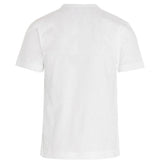 T-shirt con ricamo in bianco Comme des garcons play - uomo 