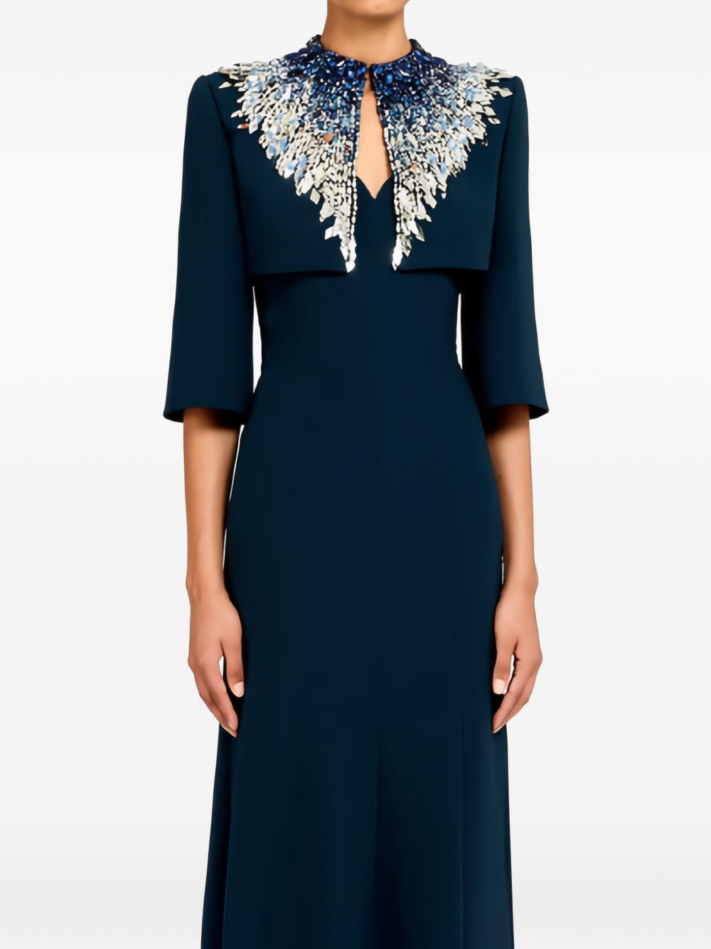 Blazer crop dexy in blu Jenny packham - donna 