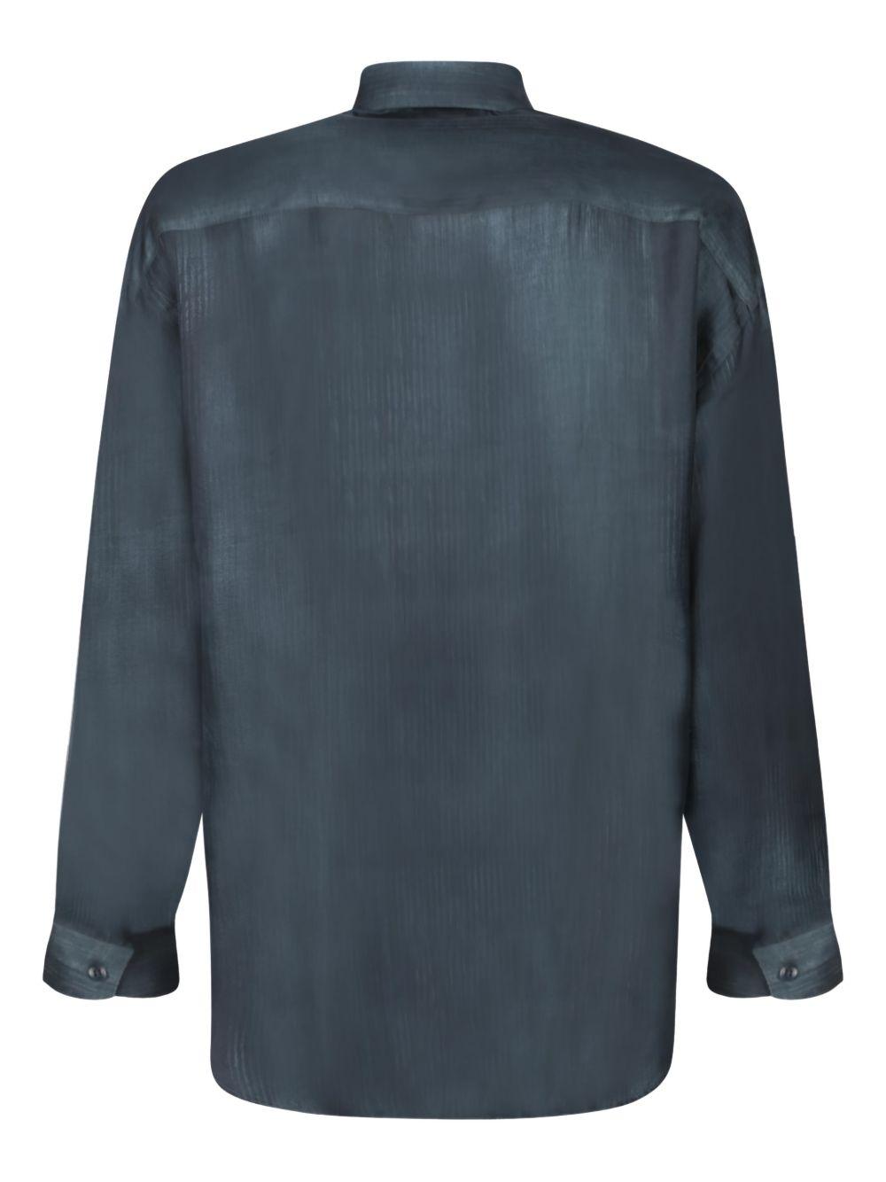 Camicia con bottoni in blu Costumein - uomo 