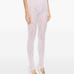 Leggings in pizzo in bianco Wardrobe.NYC - donna 