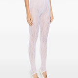 Leggings in pizzo in bianco Wardrobe.NYC - donna 