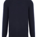 Maglione a girocollo in blu Brunello cucinelli - uomo 