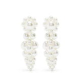 Orecchini mini cluster in bianco Simone Rocha - donna 