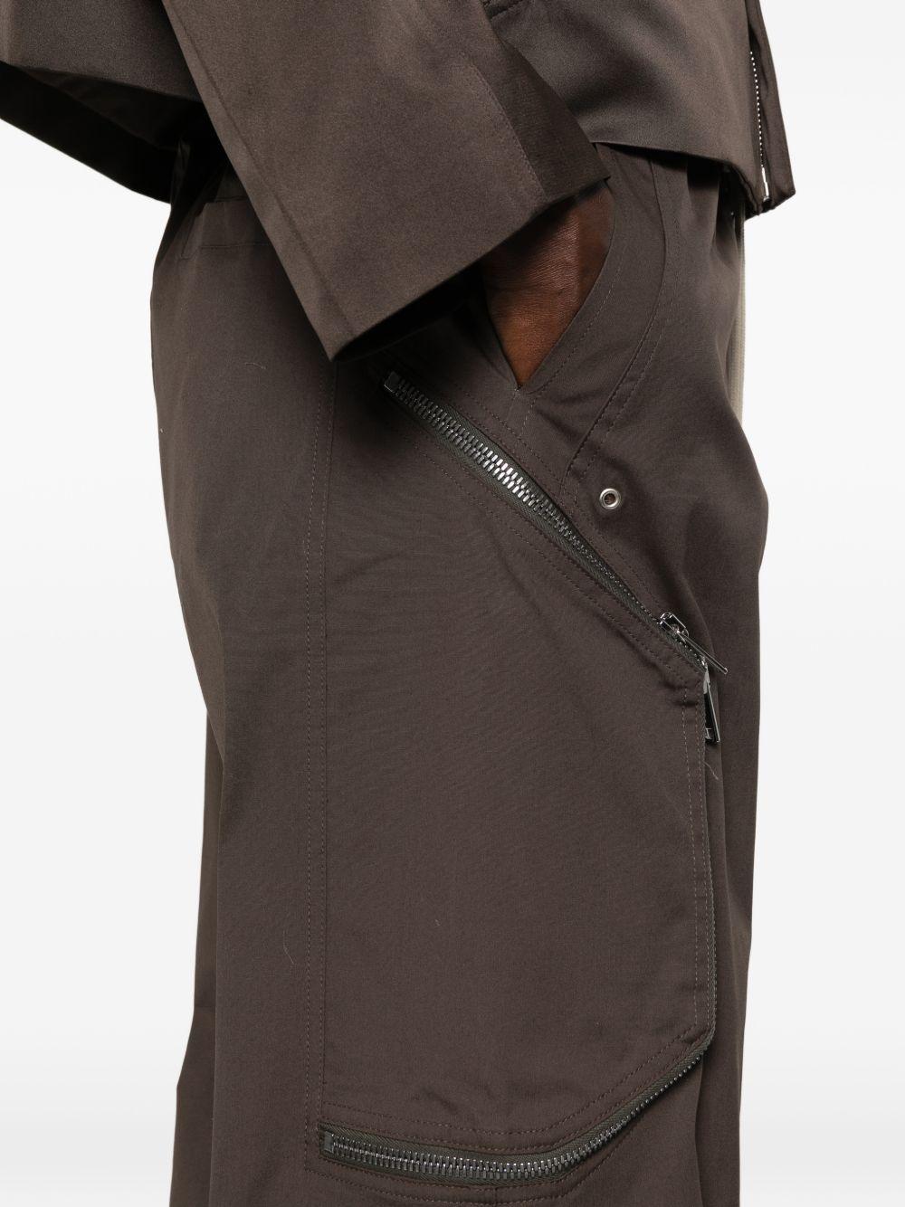 Pantaloni heizer belas in grigio Rick owens - uomo 