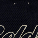 Maglione con logo in blu 