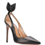 Décolleté con tacco alto deneuve in nero Aquazzura - donna 