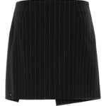 Minigonna a righe fatti in nero Maxmara sportmax - donna 