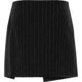 Minigonna a righe fatti in nero Maxmara sportmax - donna 