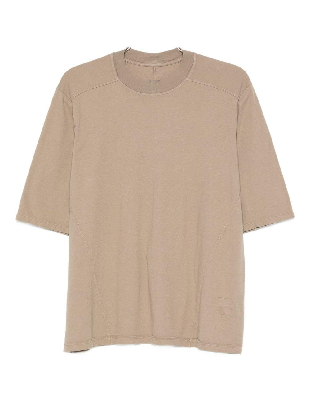 Top a maniche corte in beige Rick owens drkshdw - donna 