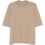 Top a maniche corte in beige Rick owens drkshdw - donna 