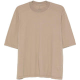 Top a maniche corte in beige Rick owens drkshdw - donna 