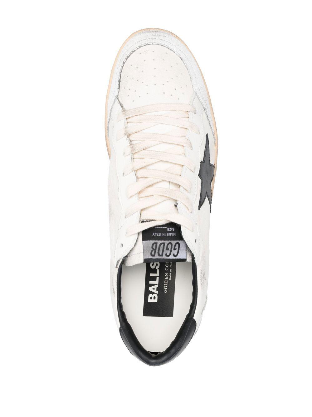 Sneakers ball star in bianco Golden goose - uomo 