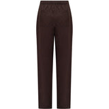 Pantaloni Melrose con ricamo in marrone Laneus - uomo 