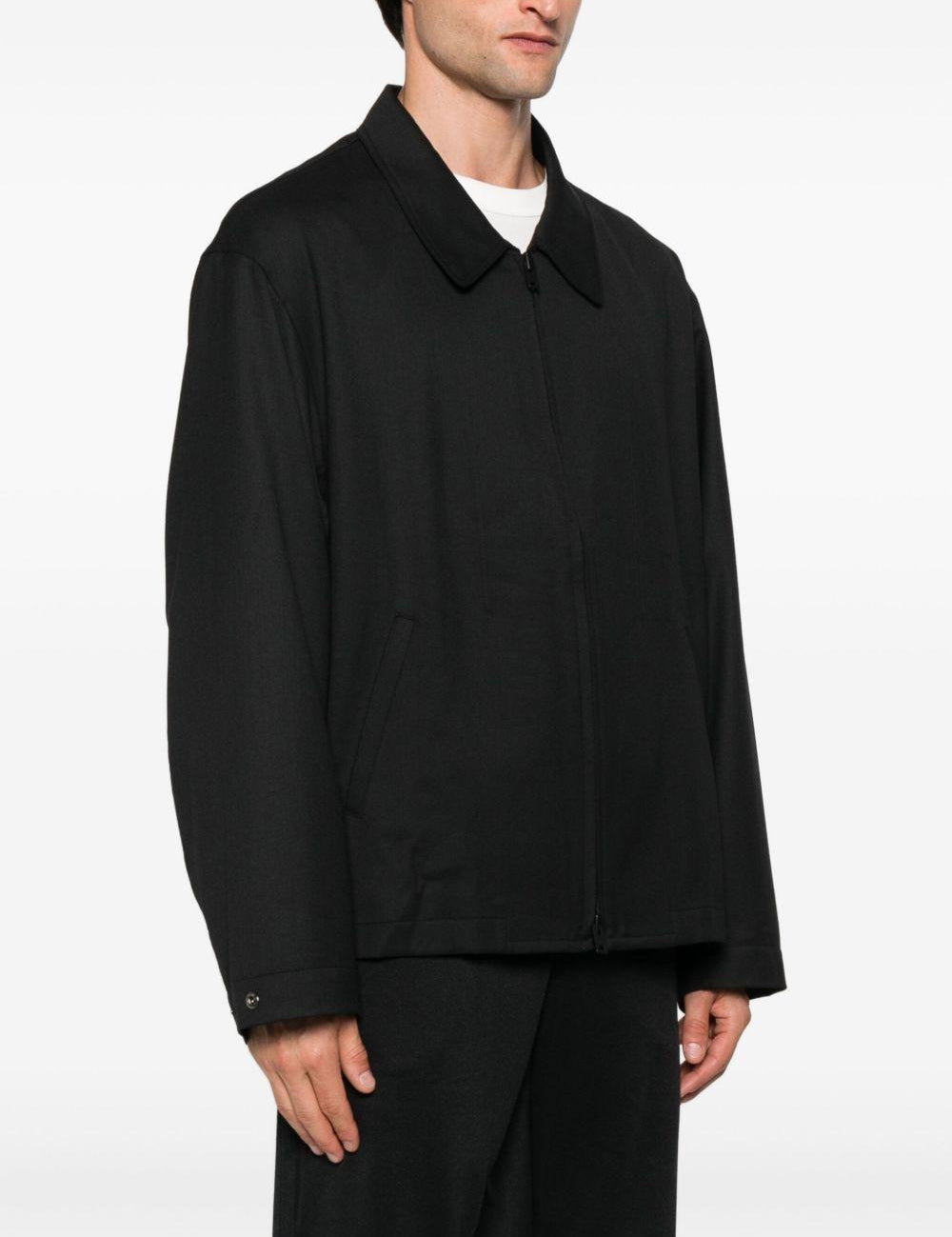 Giacca con zip in nero Y-3 - uomo 