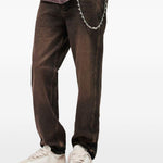 Jeans R2 dritti in marrone Represent - uomo 