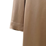 Abito maxi in raso in beige Toteme - donna 