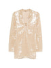 Abito marylin con paillettes in beige Oséree - donna