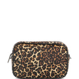 Borsa a tracolla Star mini con stampa leopardata in marrone Golden goose - donna 