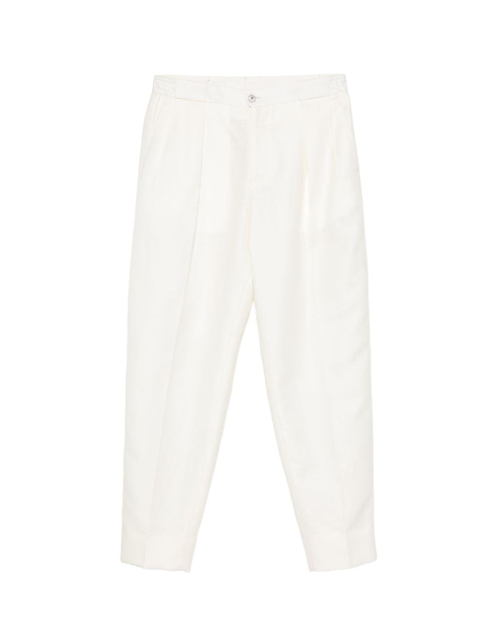 Pantaloni a pieghe con elastico in vita in beige  Briglia 1949- donna 