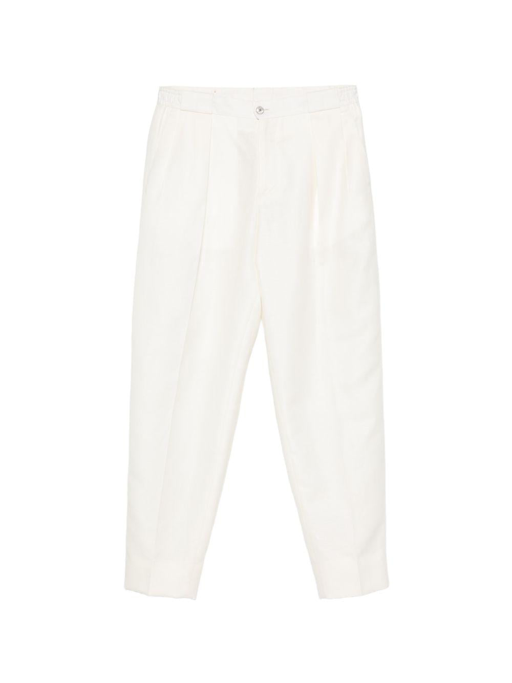 Pantaloni a pieghe con elastico in vita in beige  Briglia 1949- donna 