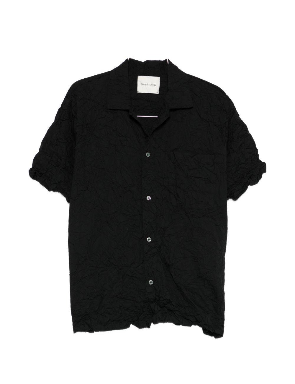 Giilet con bottoni in nero Gongdid design - uomo 
