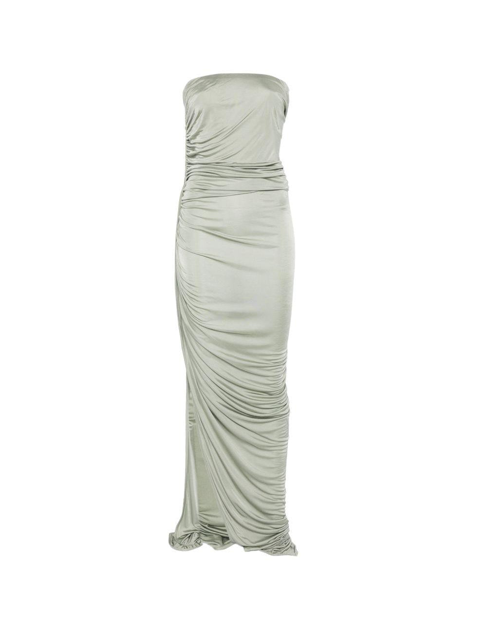 Abito lungo edfu in verde salvia Rick Owens Lilies - donna 