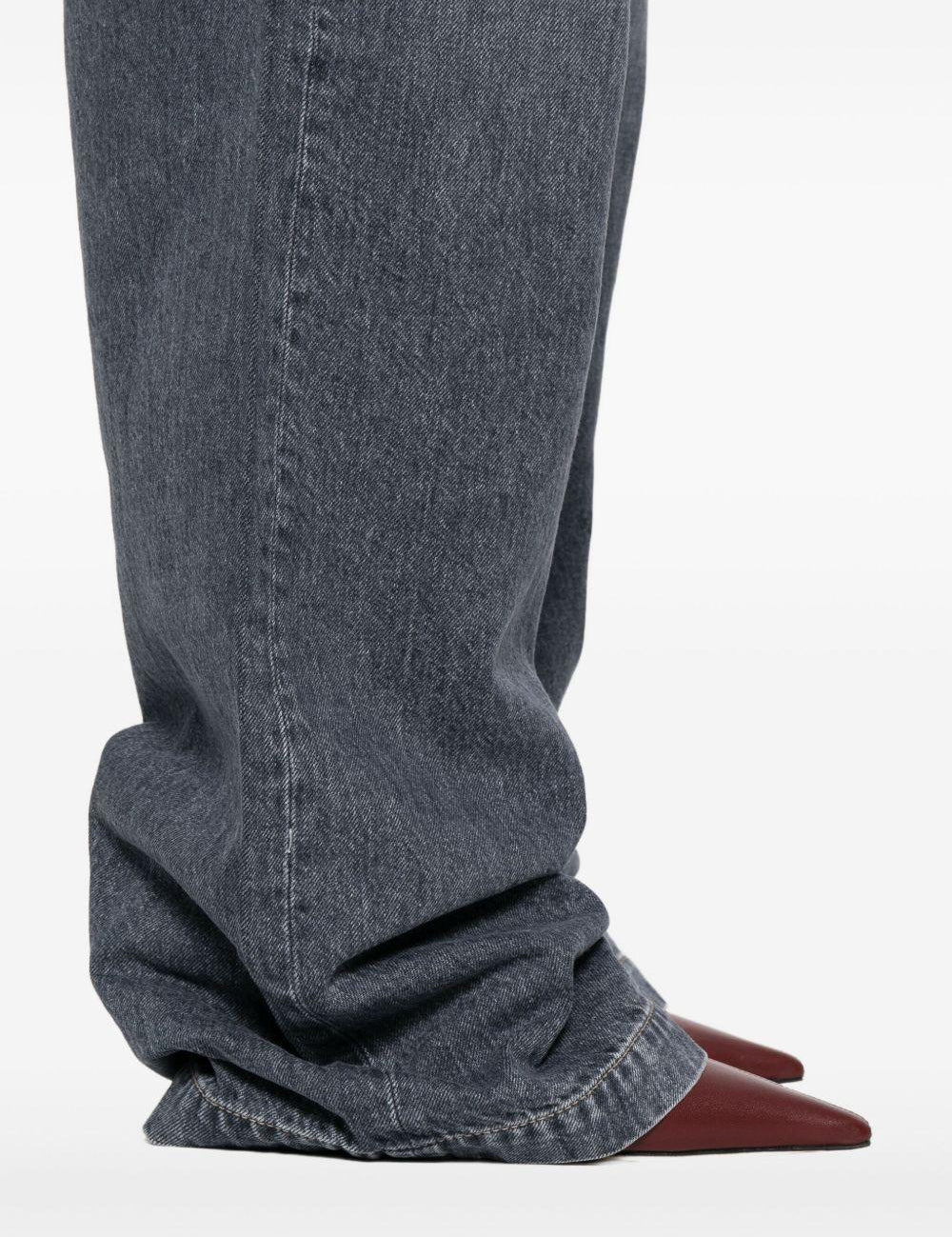 Jeans Geth con effetto schiarito in grigio Rick owens drkshdw - donna 