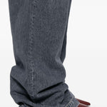 Jeans Geth con effetto schiarito in grigio Rick owens drkshdw - donna 