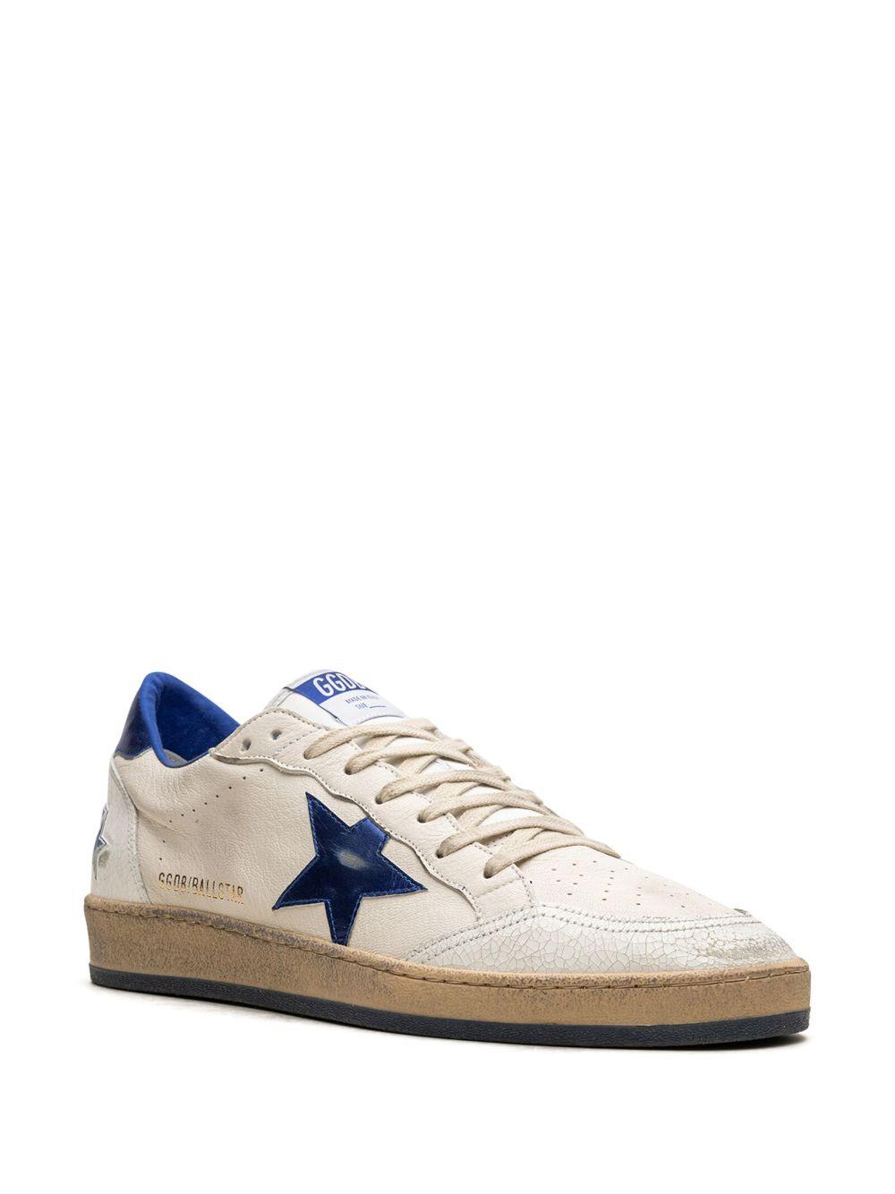 Sneakers Ball Star in bianco Golden goose - uomo 