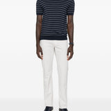 T-shirt a righe in blu Lardini - uomo 