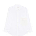 camicia con tasca ricamata in bianco Comme Des Garçons - donna 