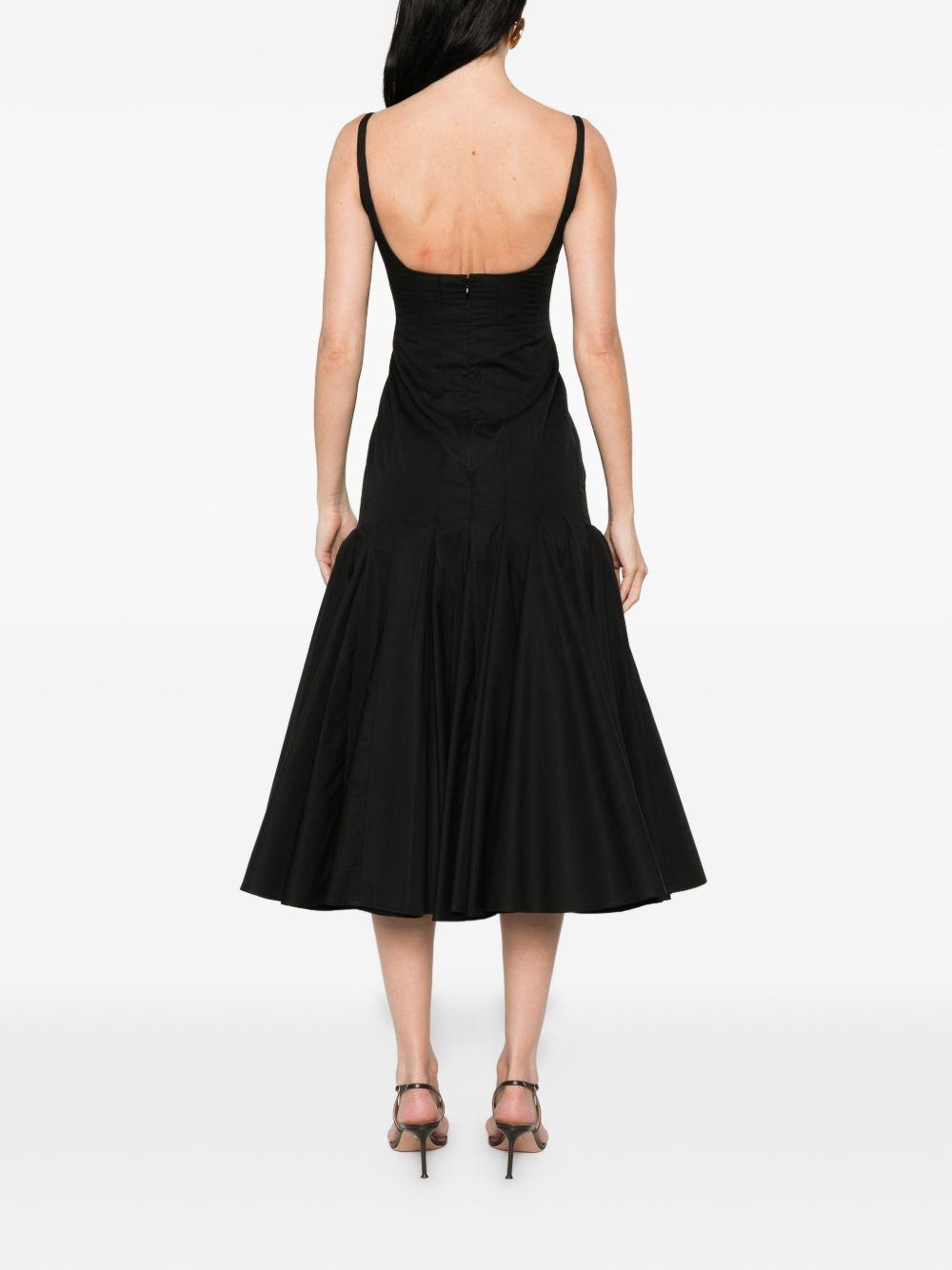 Abito midi La Agave Robe in nero Jacquemus - donna 