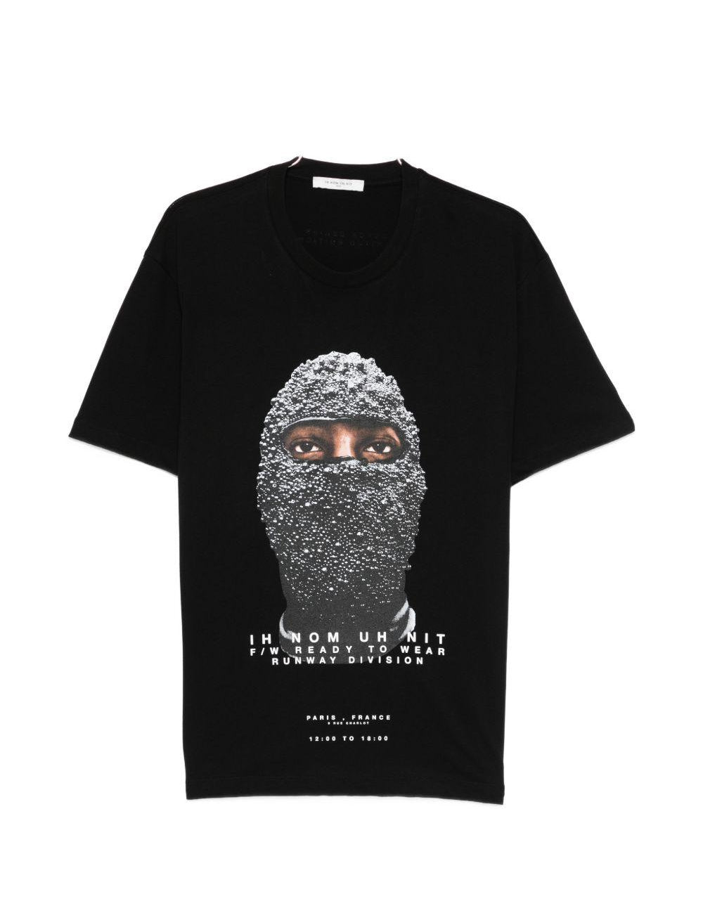 T-shirt Edition Mask in nero Ih nom uh nit - uomo 