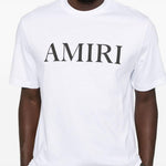 T-shirt a maniche corte con logo  in bianco 