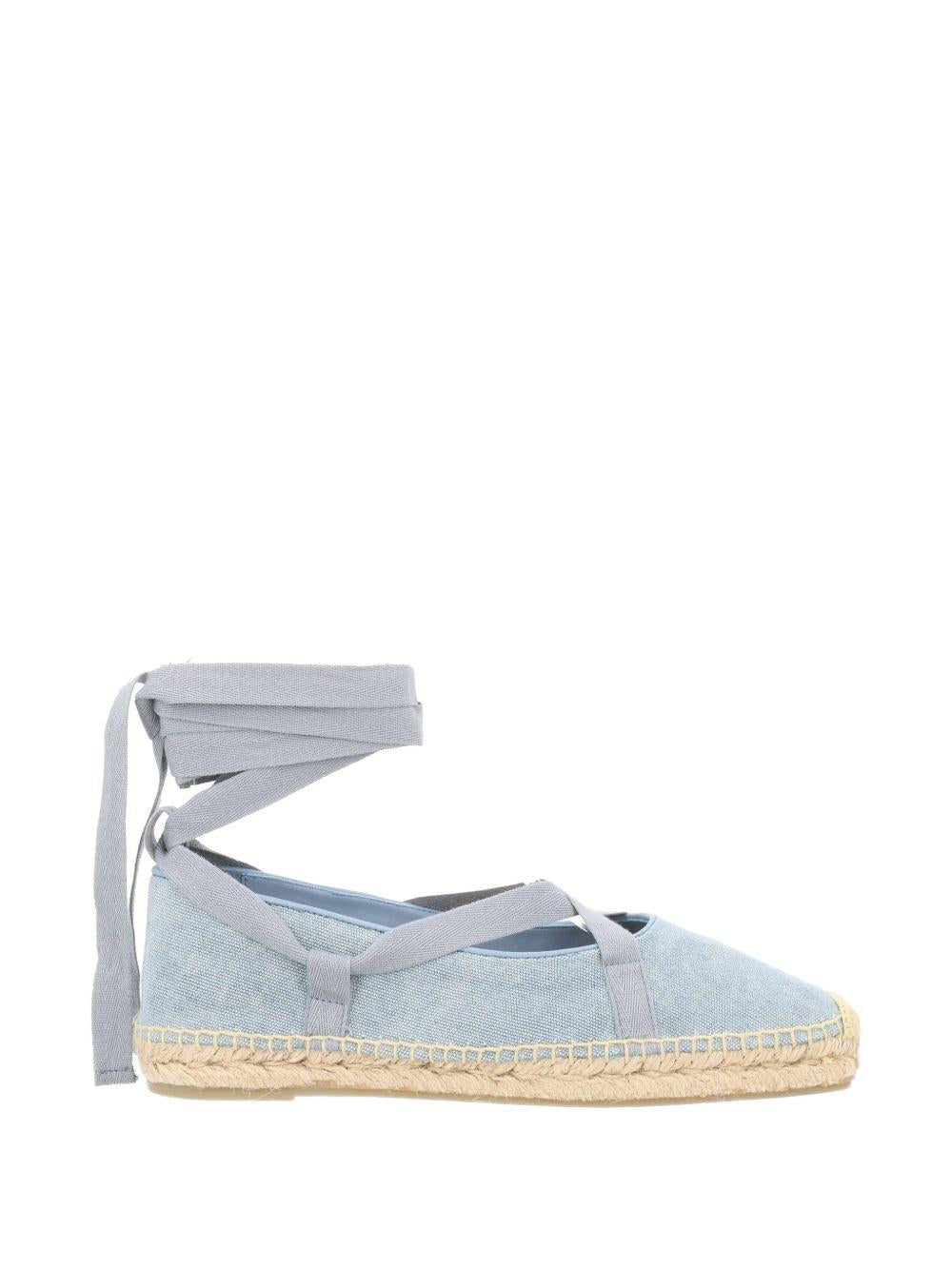 Espadrillas con lacci petunia in azzurro Castañer - donna 
