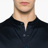 T-shirt a maniche lunghe in blu Tokyo luxury brand - uomo 