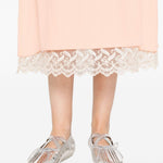 Gonna midi con orlo in pizzo rosa Simone Rocha - donna 