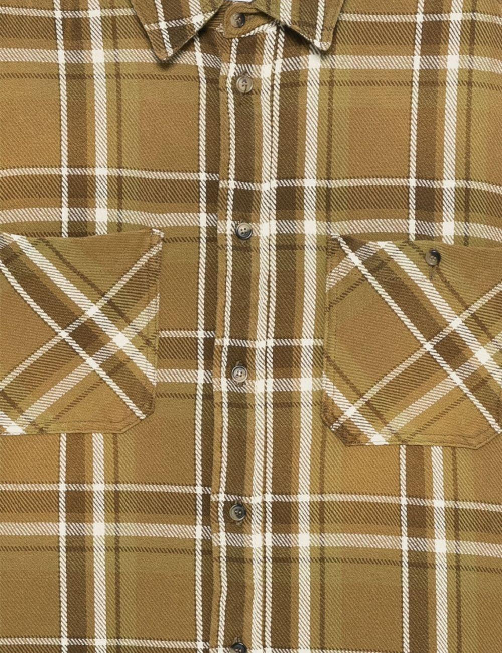 Giacca-camicia a quadri con tasche in verde Haikure - uomo 