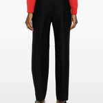 Pantaloni slim in lana e seta in neo Toteme - donna 