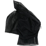 Top drappeggiato asmmetrico in nero Rick owens - donna 
