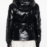 Bomber con cappuccio in nero Perfect moment - donna 