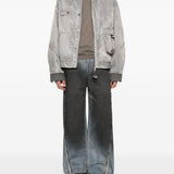 Giacca bomber con tasche in grigio Feng Chen Wang - uomo 