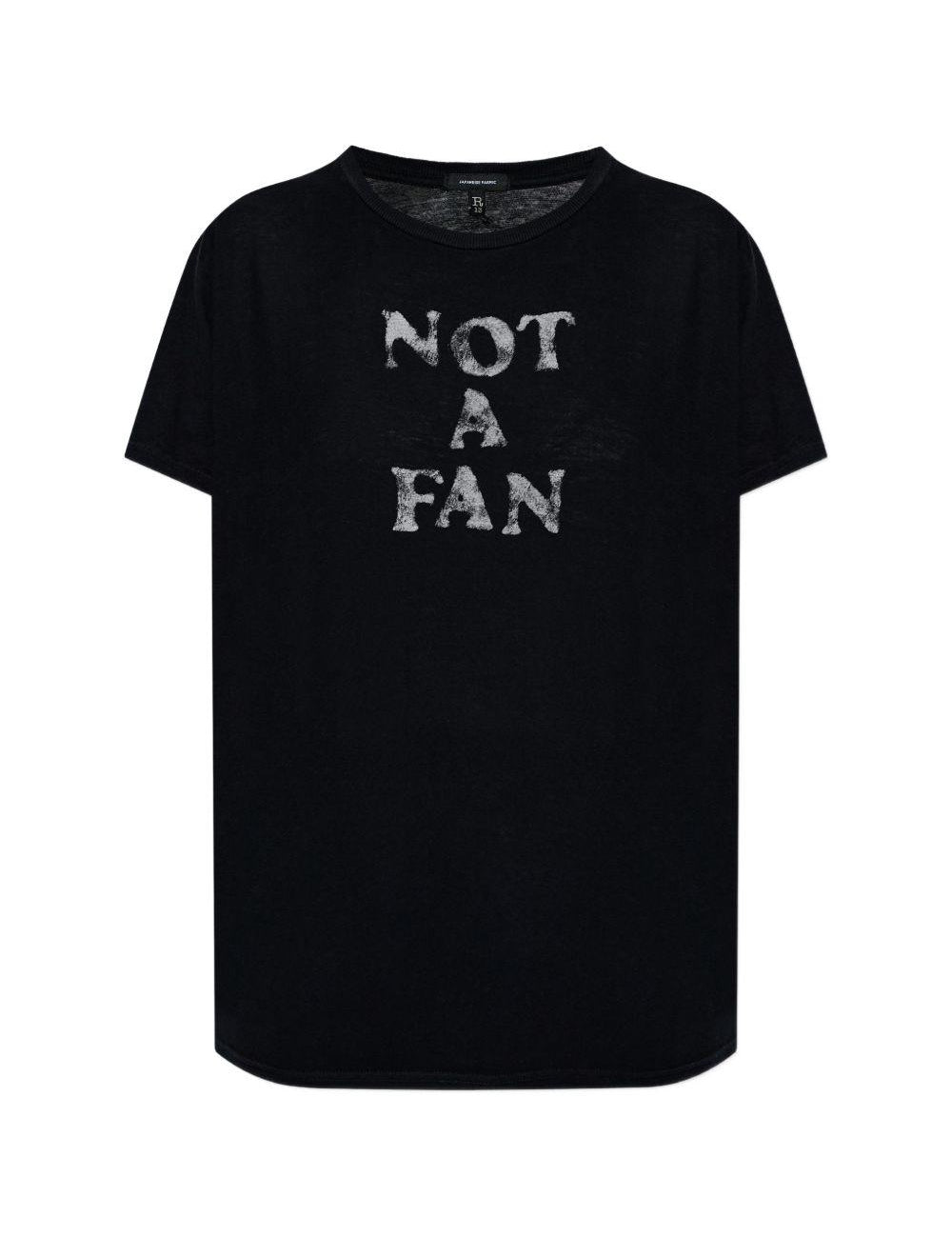 T-shirt girocollo stampata in nero R13 - donna 