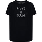 T-shirt girocollo stampata in nero R13 - donna 