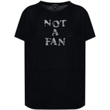 T-shirt girocollo stampata in nero R13 - donna 